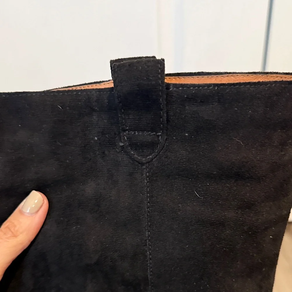 Oasis Society‎ Black Stephanie  Suede Knee-High Boots